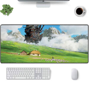 Howl’s Moving Castle Alpine Meadow Mouse Pads - Studio Ghibli Desk Mat
