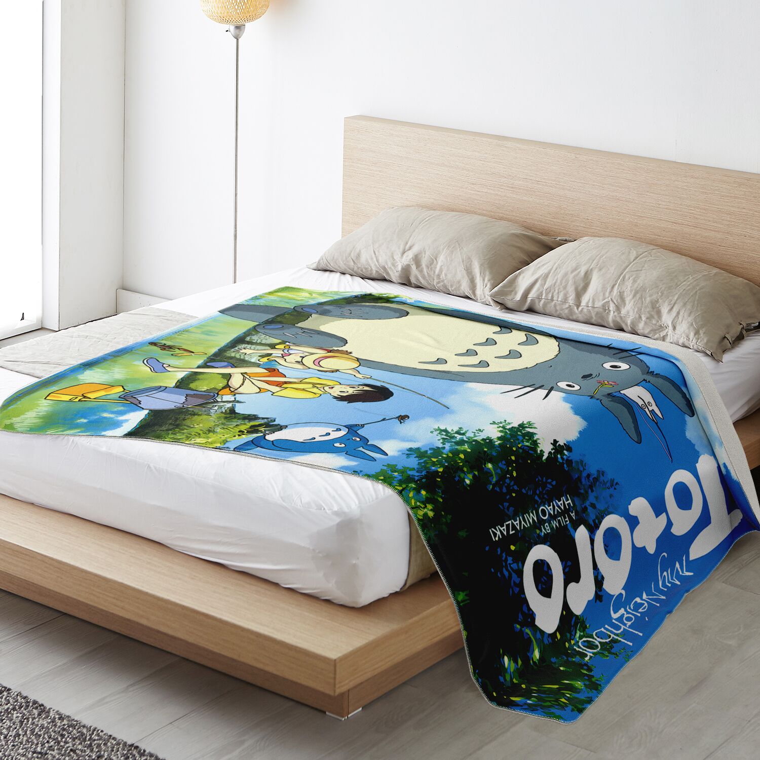 My Neighbor Totoro Classic Scene Sherpa-Style Blanket 7 My Neighbor Totoro Classic Scene Sherpa Style Blanket 4