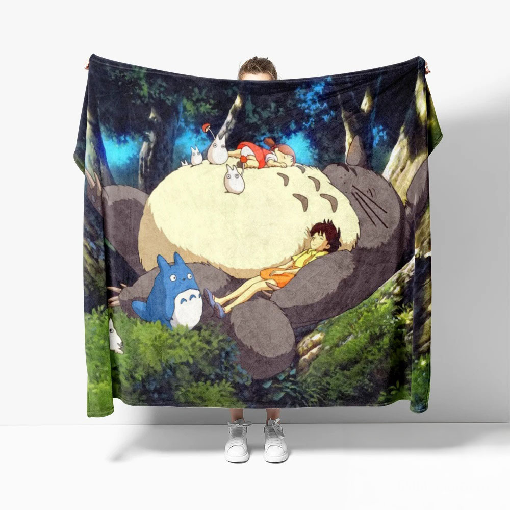 My Neighbor Totoro Sleeping Friends Cozy Blanket