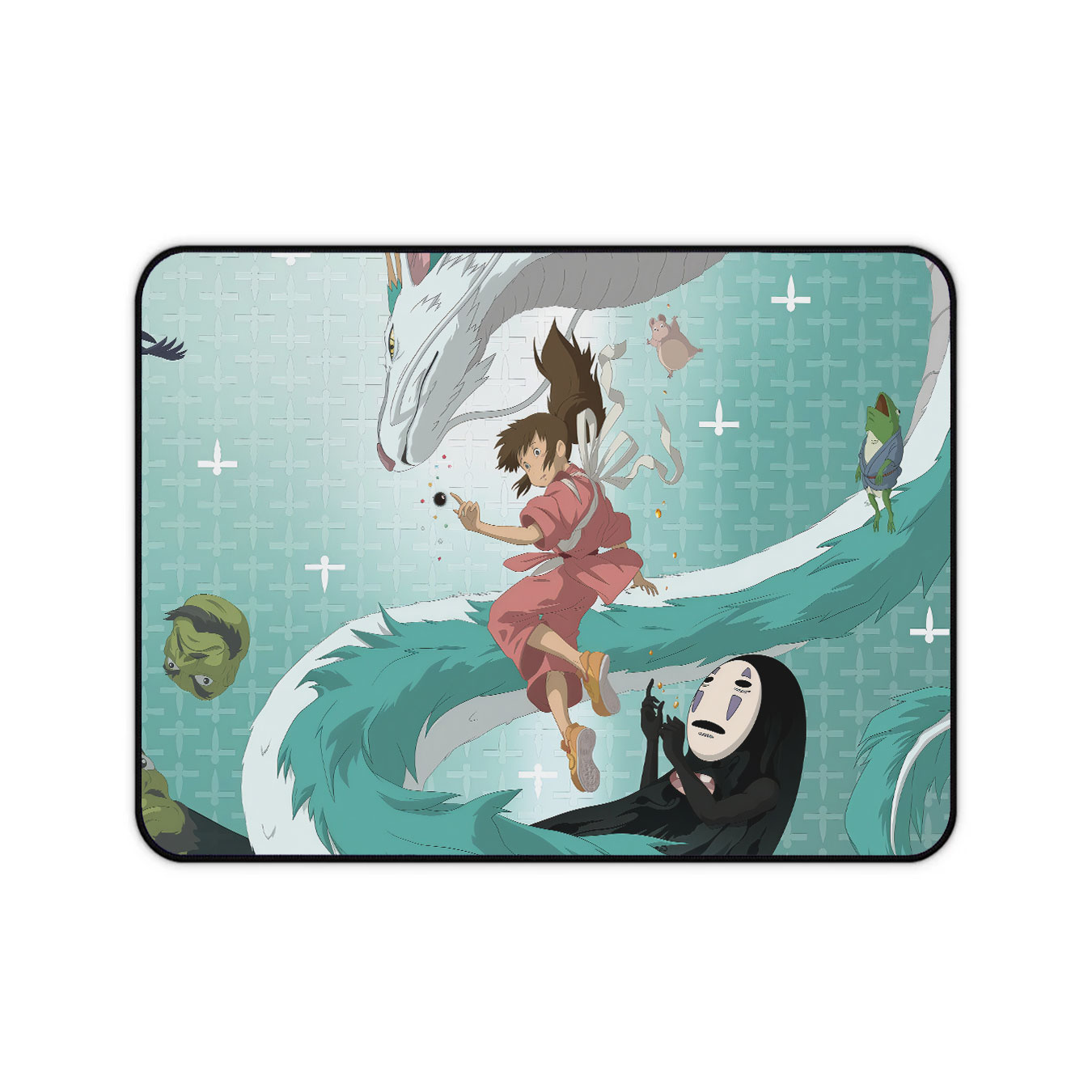 Spirited Away Chihiro & Haku Dragon Battle Desk Mat – Studio Ghibli Mouse Pad - Image 2