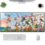 Studio Ghibli All-Stars Running Parade XXL Gaming Desk Mat