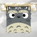 Totoro Big Face Bedding Set – Cute Forest Spirit Duvet Cover & Pillowcases