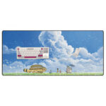 Totoro Cloud Walk Studio Ghibli Desk Mat – XXL Anime Art Mousepad