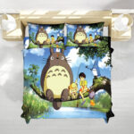 Totoro Tree Branch Scene Studio Ghibli Bedding Set