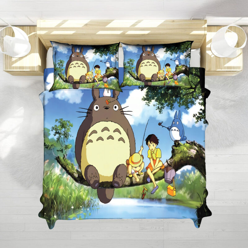 Totoro Tree Branch Scene Studio Ghibli Bedding Set 2
