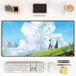 Howl & Sophie Cloudscape Hill Scene Desk Mat Mouse Pad