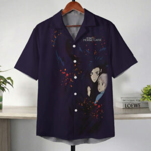Howl’s Moving Castle Dark Aesthetic Hawaiian Shirt