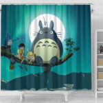 My Neighbor Totoro Moonlit Forest Shower Curtain