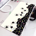 Soot Sprite Cute Anime Desk Mat Minimal Gaming Mouse Pad