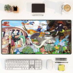 Studio Ghibli All-Stars Character Collage Desk Mat Mouse Pad