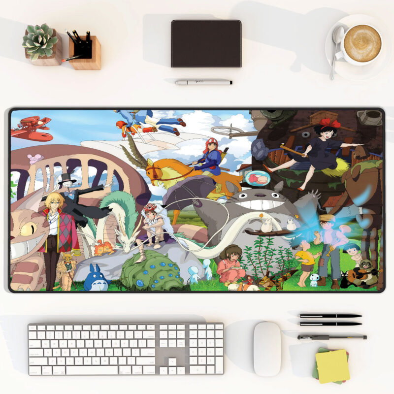 Studio Ghibli All Stars Character Collage Desk Mat Mouse Pad 5