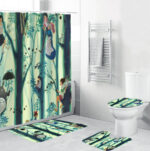 Studio Ghibli All-Stars Magical Forest Shower Curtains