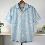 Totoro Pastel Outline Pattern Hawaiian Shirt