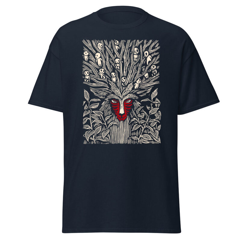 Forest Spirit Kodama Art T Shirt – Ghibli Nest 4