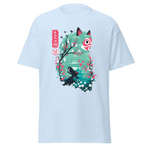 Mononoke Forest Spirit Vintage Art T-Shirt – Ghibli Nest