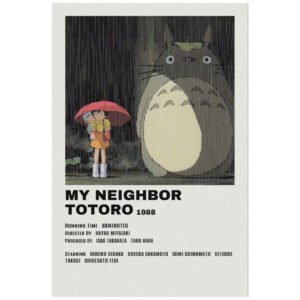 My Neighbor Totoro Rain Scene Poster Print