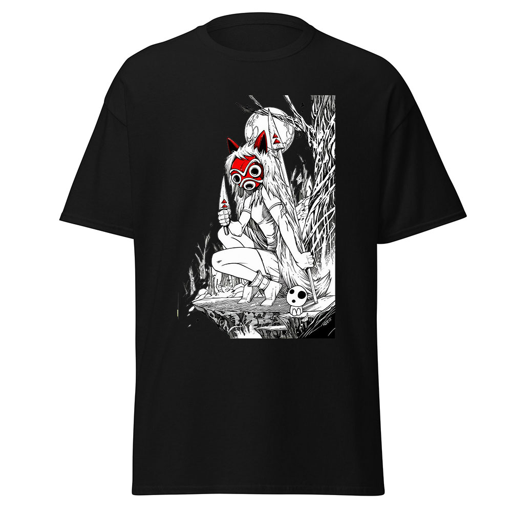 Princess Mononoke Dark Forest Art T Shirt 21 Princess Mononoke Dark Forest Art T Shirt 3