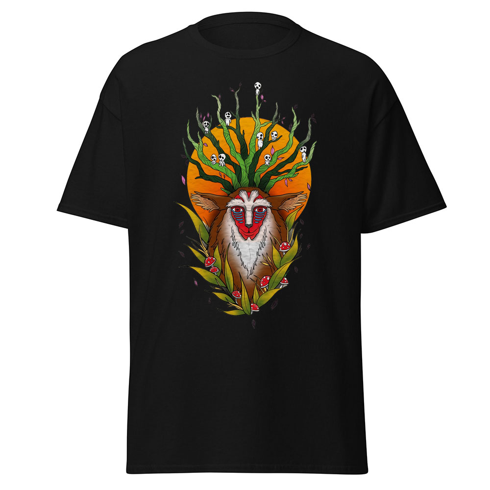 Princess Mononoke Forest Spirit Japanese T Shirts 21 Princess Mononoke Forest Spirit Japanese T Shirts 2