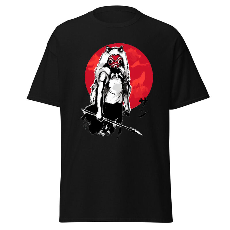 Princess Mononoke Red Sun Warrior T Shirt 3