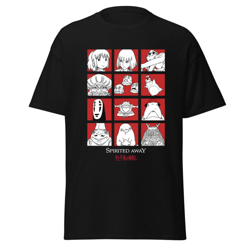 Spirited Away Character Grid T Shirt 2