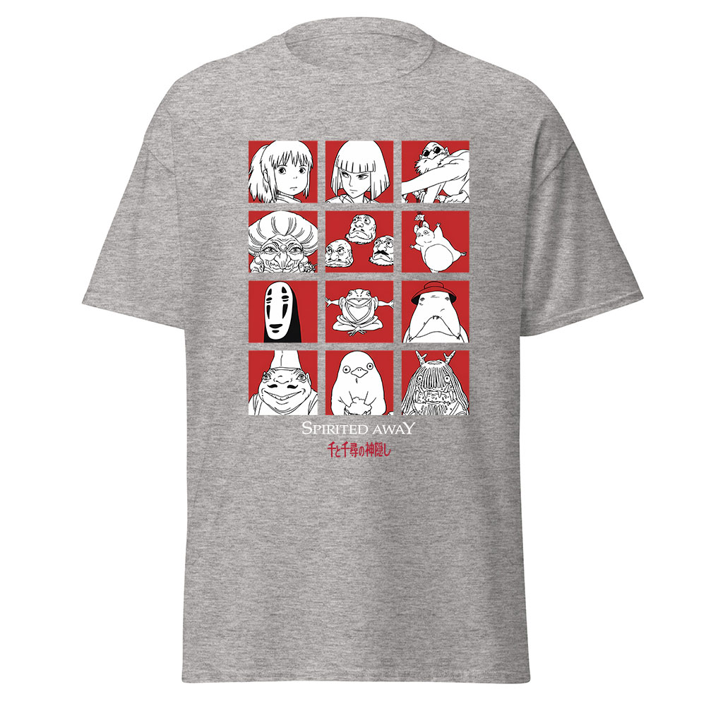 Studio Ghibli Spirited Away Character Grid T Shirt 5 Studio Ghibli Spirited Away Character Grid T Shirt - Image 5
