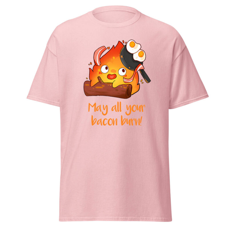 Studio Ghibli Calcifer May All Your Bacon Burn T Shirt 7
