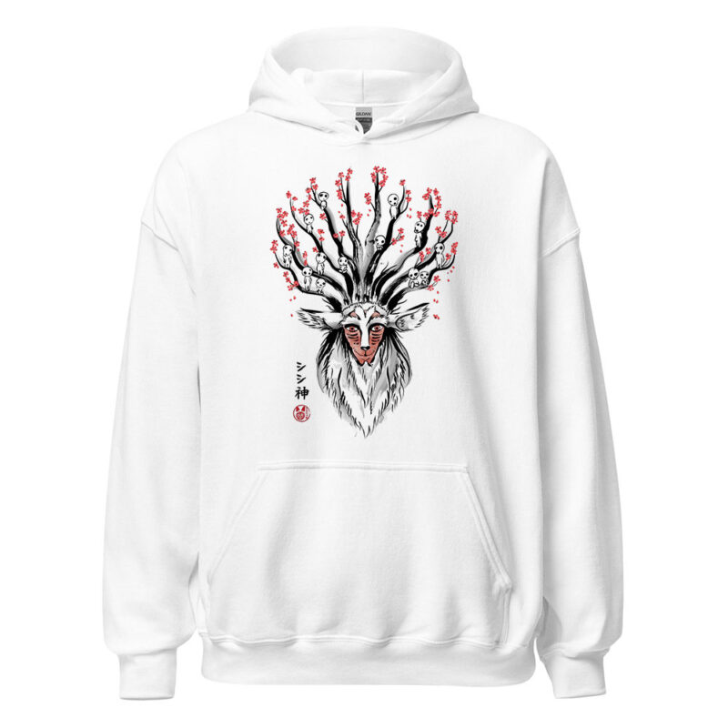 Studio Ghibli Forest Spirit Blossom Hoodie 2