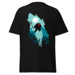 Studio Ghibli Forest Wolf Moon Graphic T Shirt