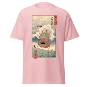 Studio Ghibli Howl Moving Castle Ukiyo-e Style T Shirts