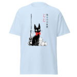 Studio Ghibli Jiji Japanese Ink Art T Shirts