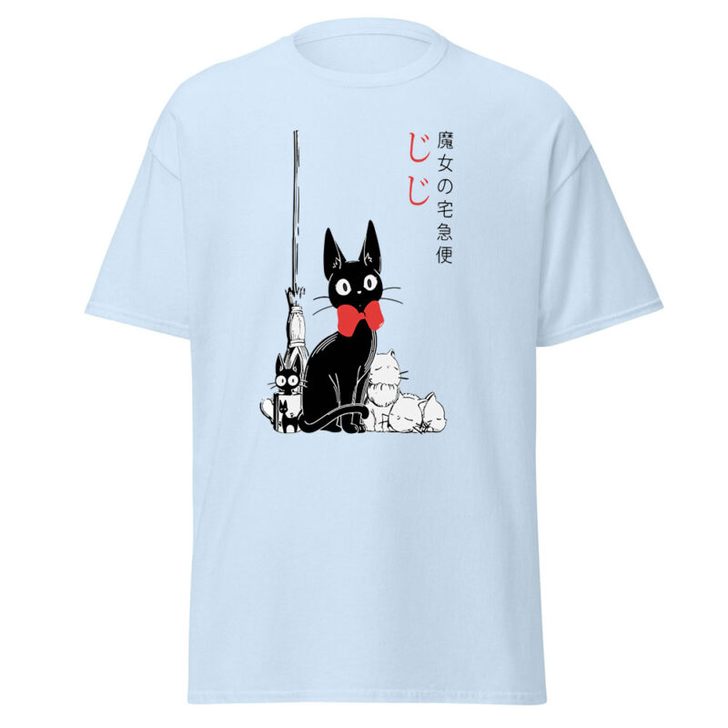 Studio Ghibli Jiji Japanese Ink Art T Shirts 9