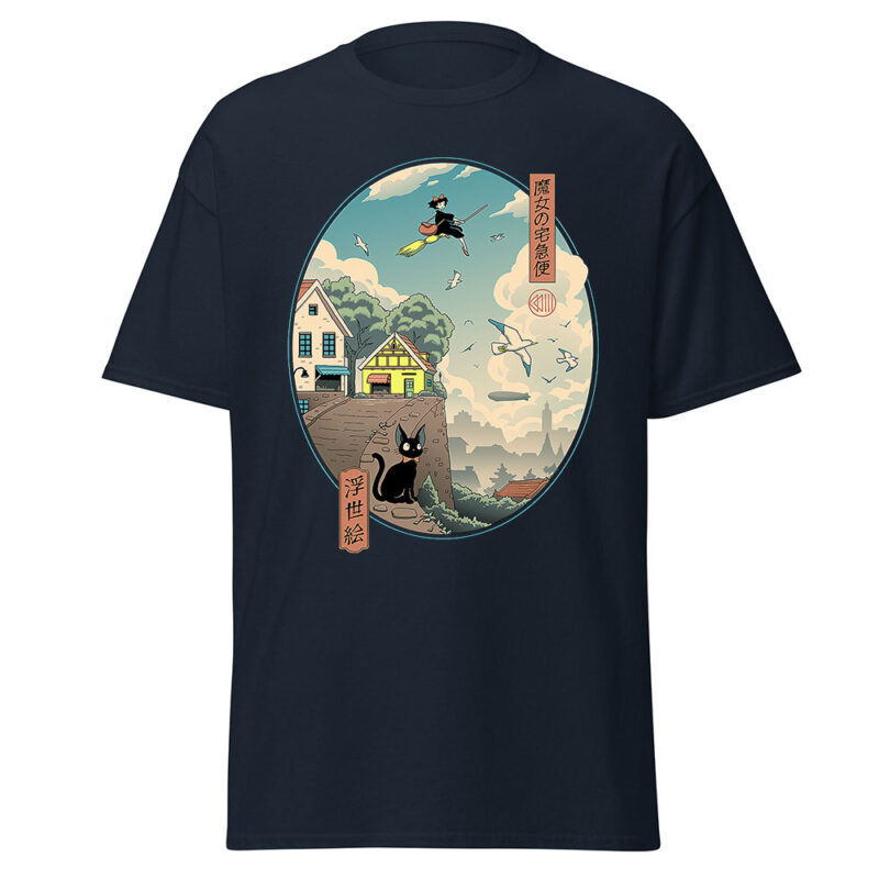 Studio Ghibli Kiki Delivery Service Japanese Poster T Shirts 4