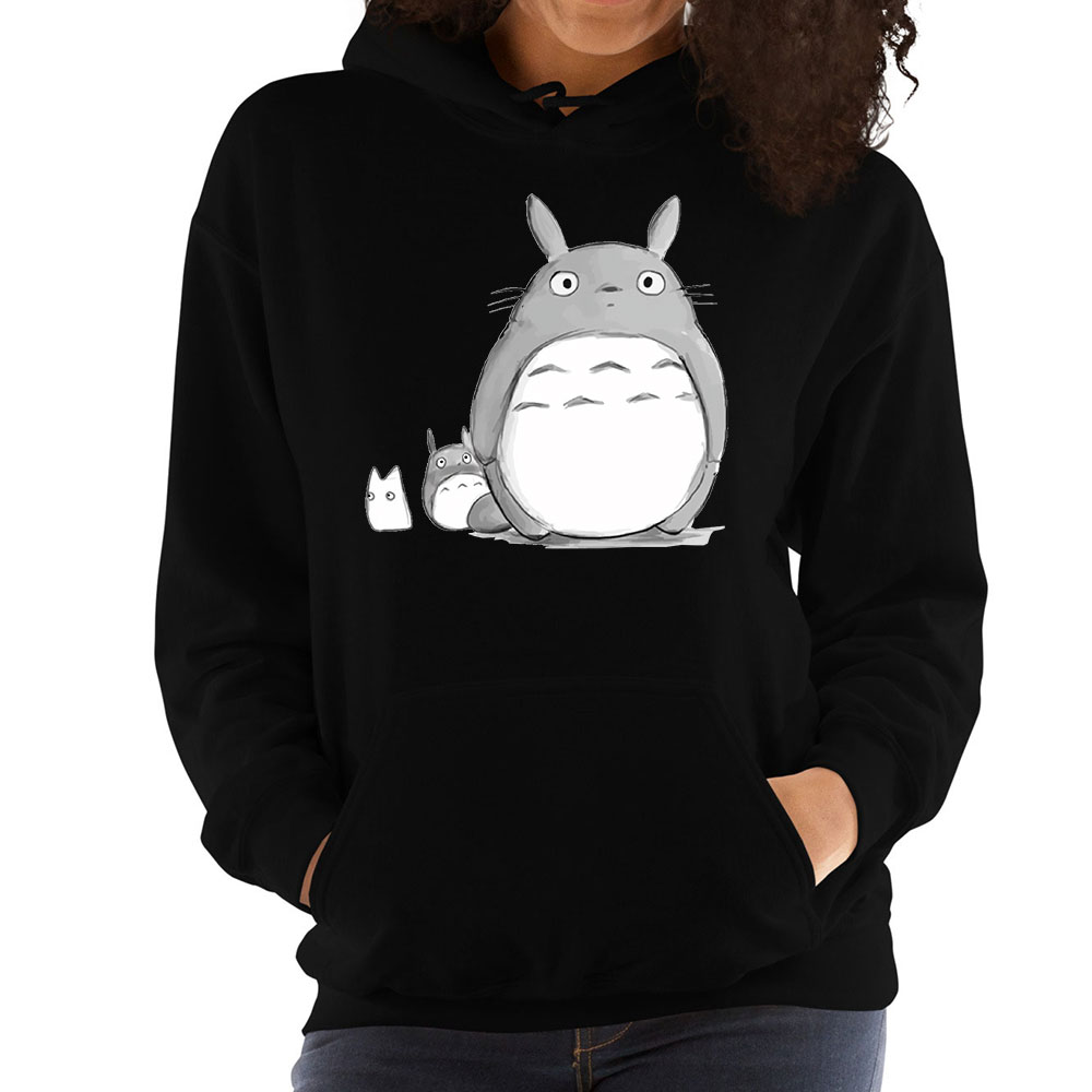 Studio Ghibli Minimal Totoro Hoodie 17 Studio Ghibli Minimal Totoro Hoodie 2