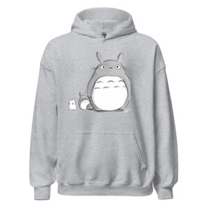 Studio Ghibli Minimal Totoro Hoodie
