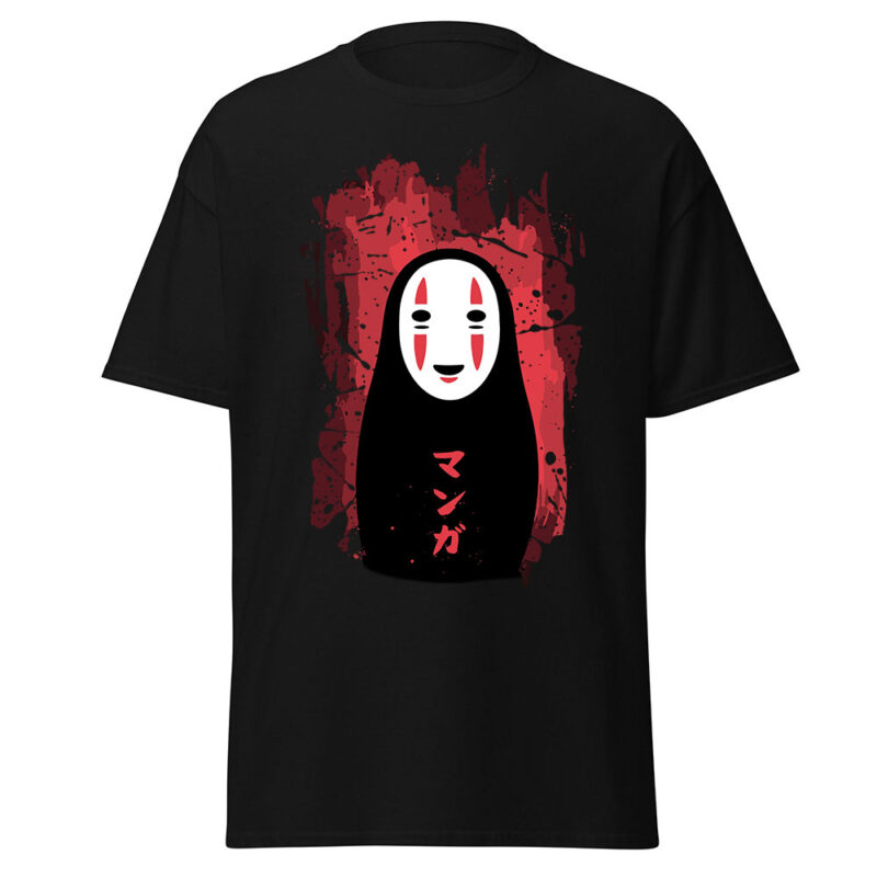 Studio Ghibli No Face Dark Brush Graphic T Shirts 2