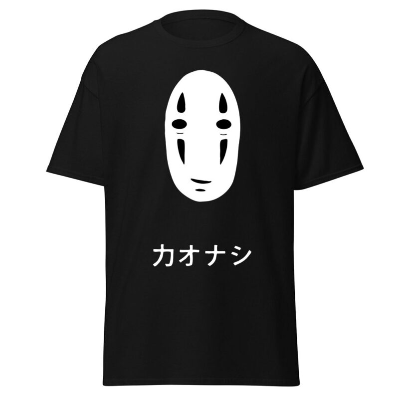 Studio Ghibli No Face Minimal Japanese T Shirts 2