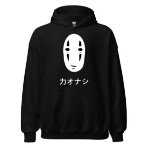 Studio Ghibli No Face Minimal Mask Hoodie