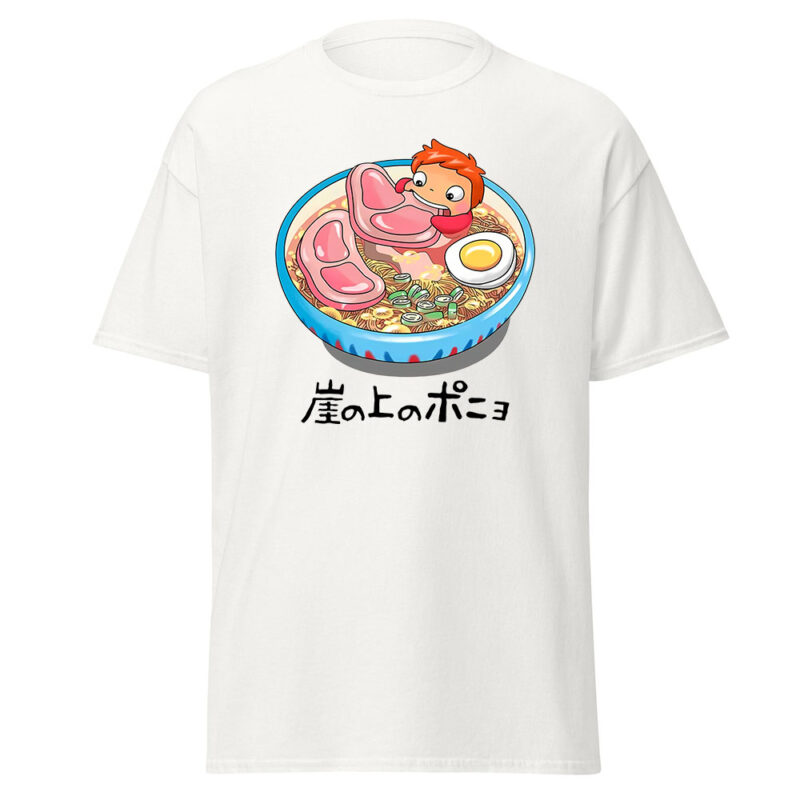 Studio Ghibli Ponyo Ramen Bowl Cute T Shirt av