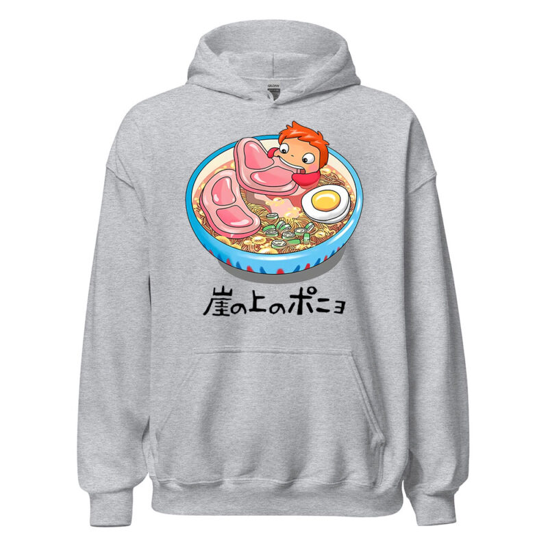 Studio Ghibli Ponyo Ramen Cute Hoodie 5