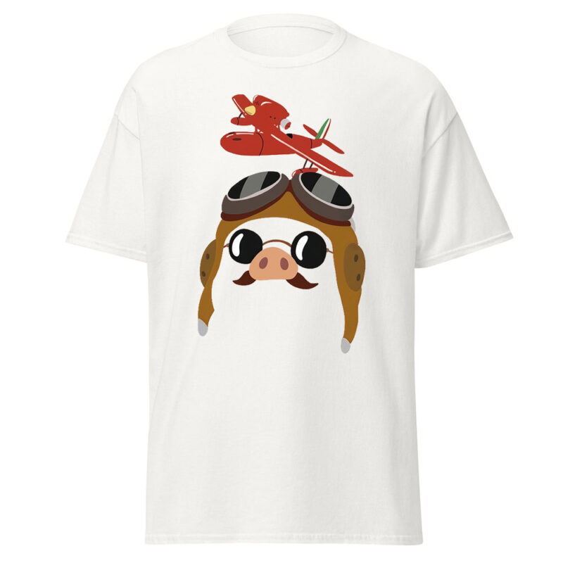 Studio Ghibli Porco Rosso Pilot Icon T Shirts 3