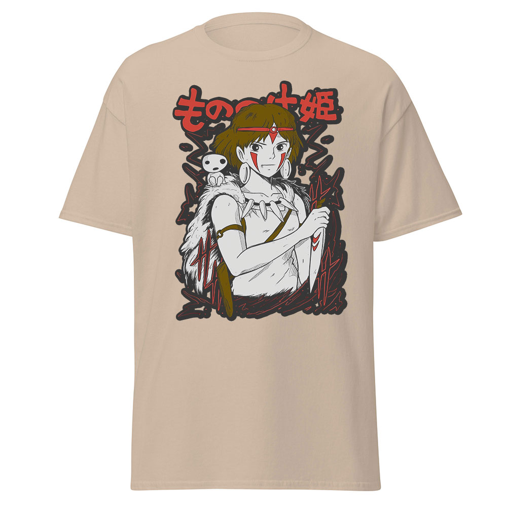 Studio Ghibli Princess Mononoke Warrior Spirit T Shirt 10 Studio Ghibli Princess Mononoke Warrior Spirit T Shirt - Image 10