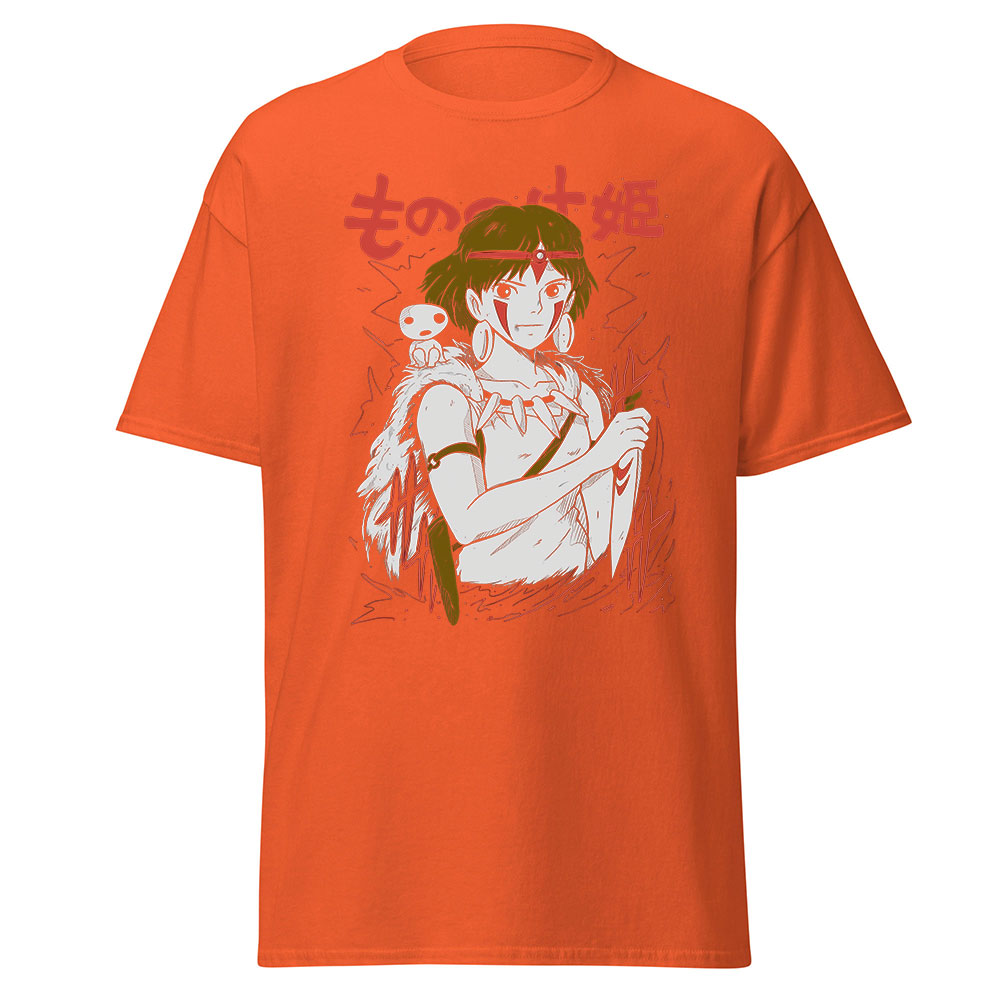 Studio Ghibli Princess Mononoke Warrior Spirit T Shirt 7 Studio Ghibli Princess Mononoke Warrior Spirit T Shirt - Image 7