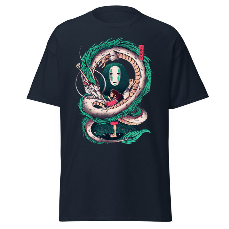 Studio Ghibli Spirited Away Dragon Spirit T Shirts 4