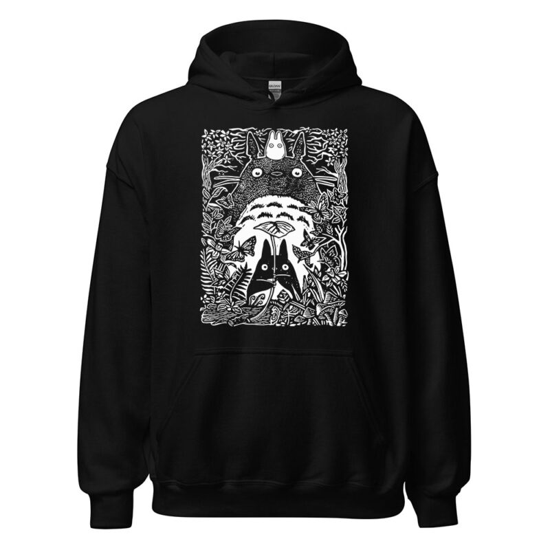 Studio Ghibli Totoro Forest Illustration Hoodie av