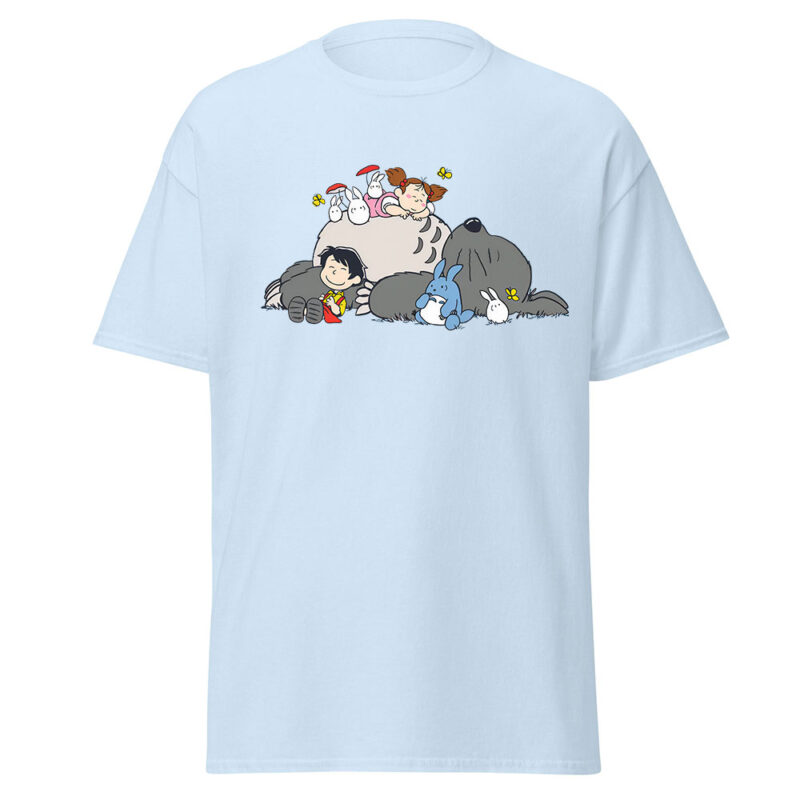 Studio Ghibli Totoro Friends Relaxing T Shirt 9