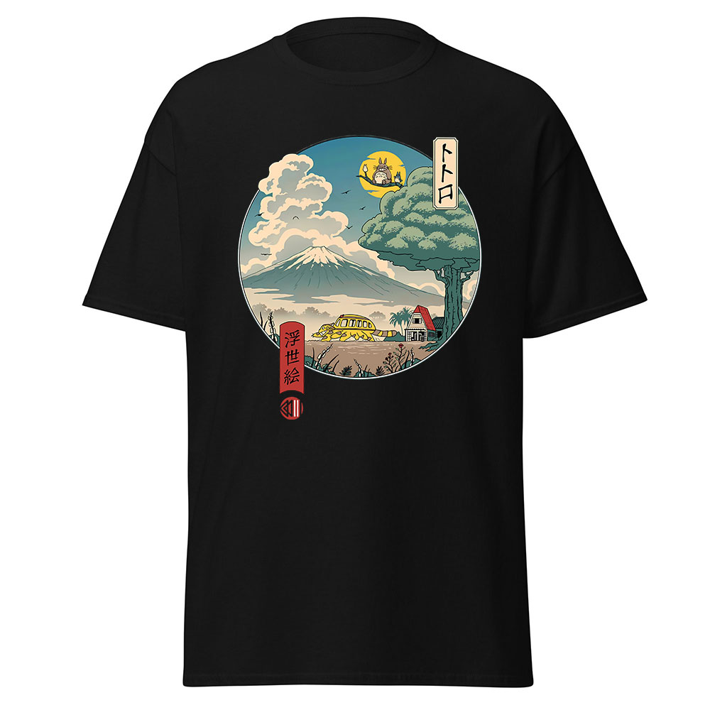 Studio Ghibli Totoro Japanese Poster Landscape T Shirts 2