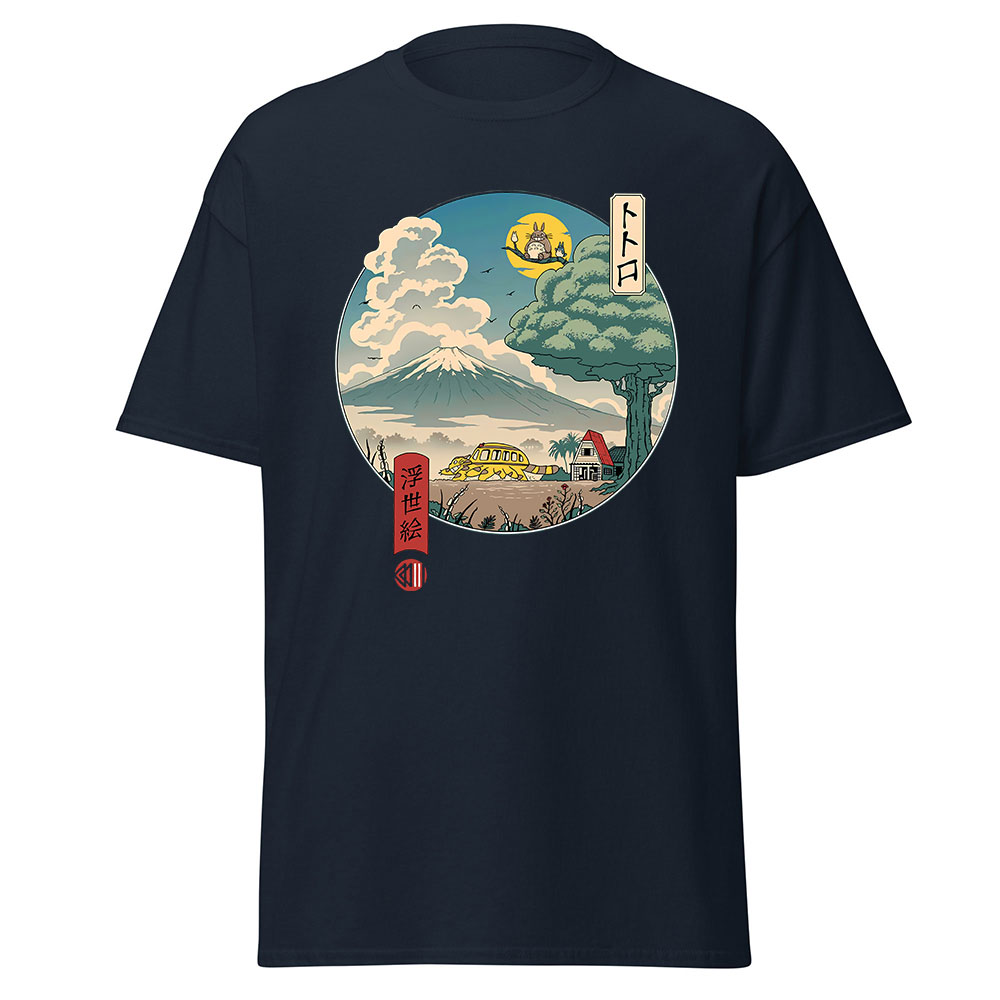 Studio Ghibli Totoro Japanese Poster Landscape T Shirts 4