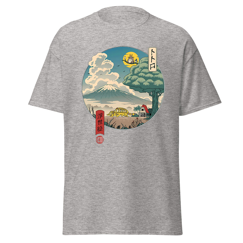 Studio Ghibli Totoro Japanese Poster Landscape T Shirts 5