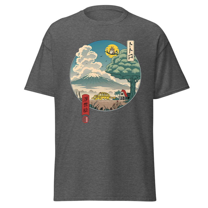 Studio Ghibli Totoro Japanese Poster Landscape T Shirts 6