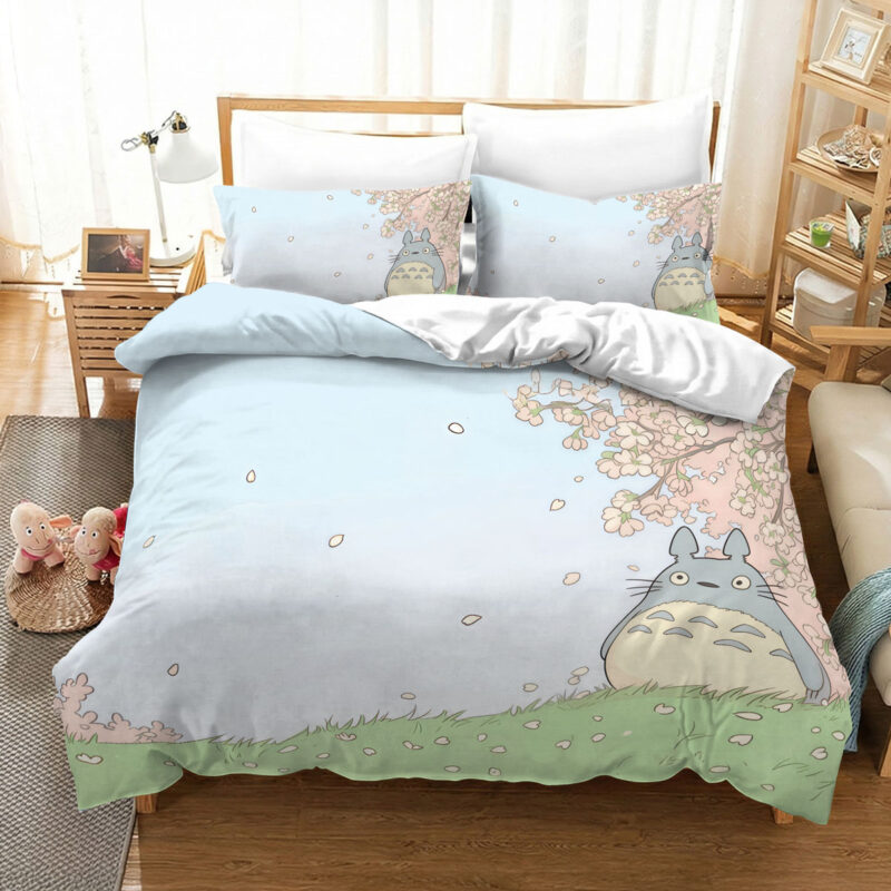 Studio Ghibli Totoro Sakura Spring Bed Set 3